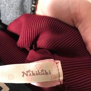 Maroon Nikibiki leggings